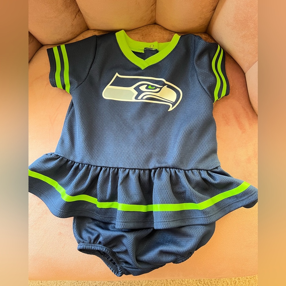 Seahawks NFL baby dress